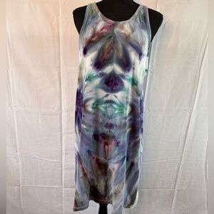 Hand Dyed Gap Tie-Dye Sleeveless Dress